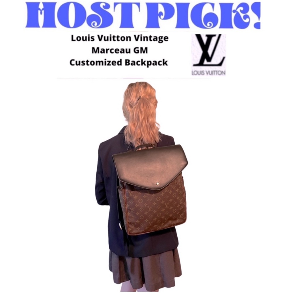 Louis Vuitton Vintage Marceau GM Customized Backpack Guaranteed Authentic!